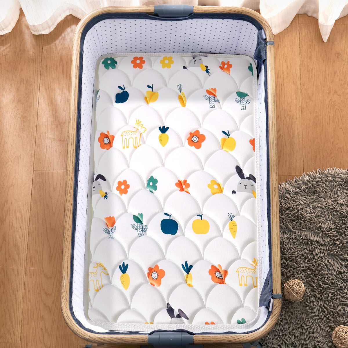 Baby Bassinet Mattress 33 x 19 inches Premium Foam F32463