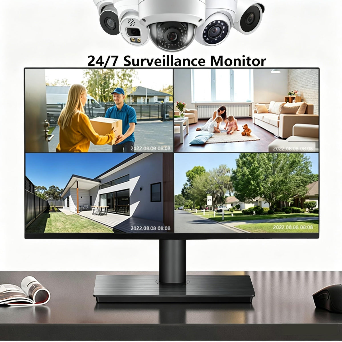 32 Inch FHD 1080P LED Security Monitor R32422