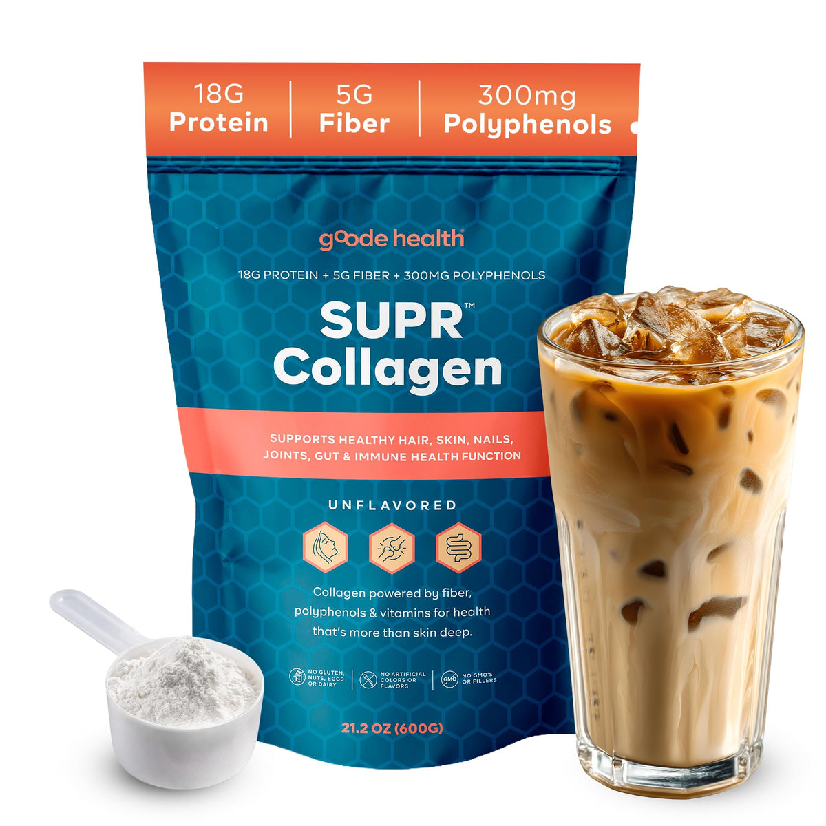 Unflavored Hydrolyzed Collagen Peptides Powder X512172