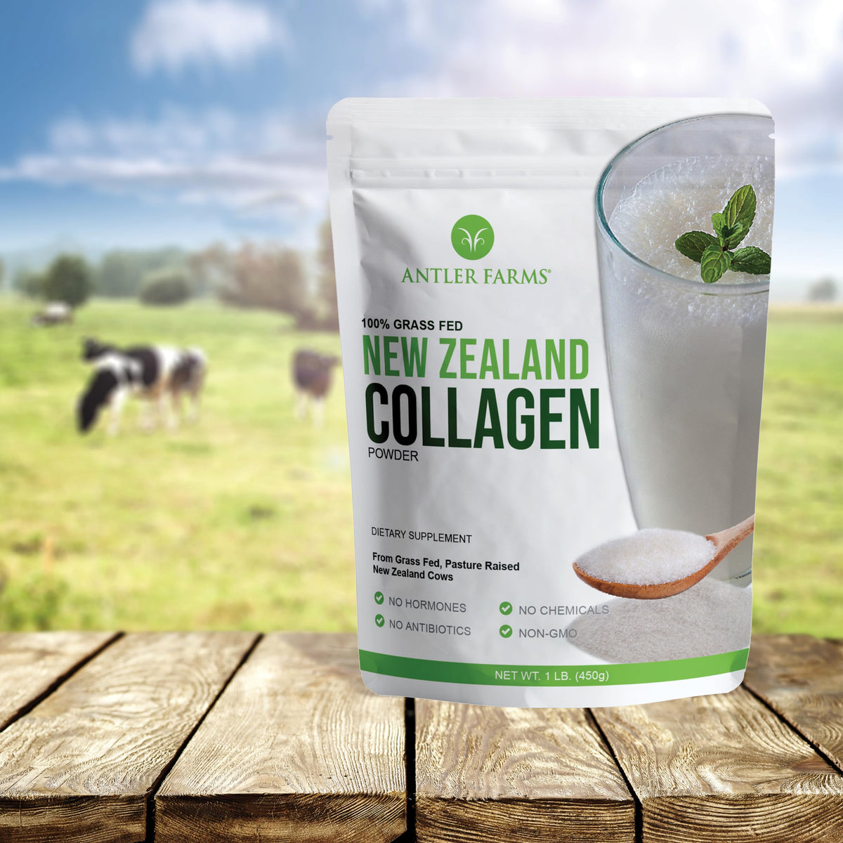 Collagen Powder - Grass Fed, Unflavored, 1 lb V482