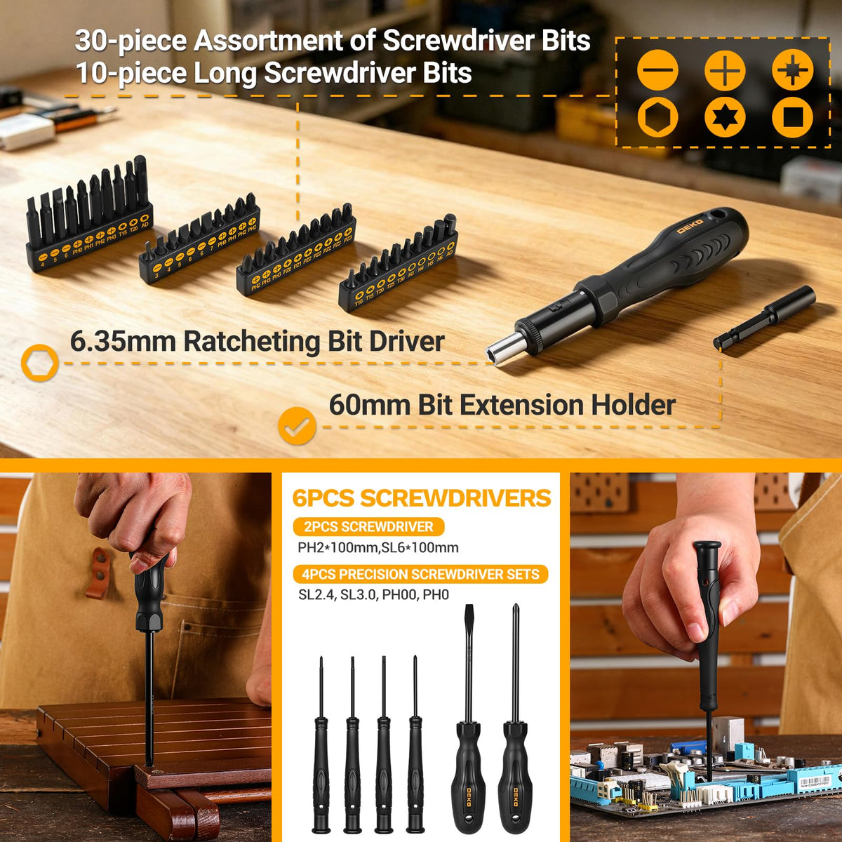 218-Piece General Household Hand Tool Kit with Storage Case M381771