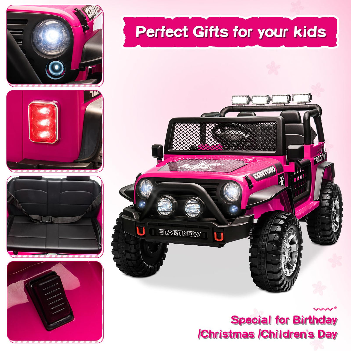 2 Seater Electric Car for Kids with Parent Remote V297324