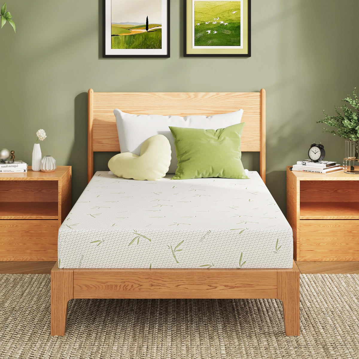 Full Size 8 Inch Medium Firm Memory Foam Mattress V181214