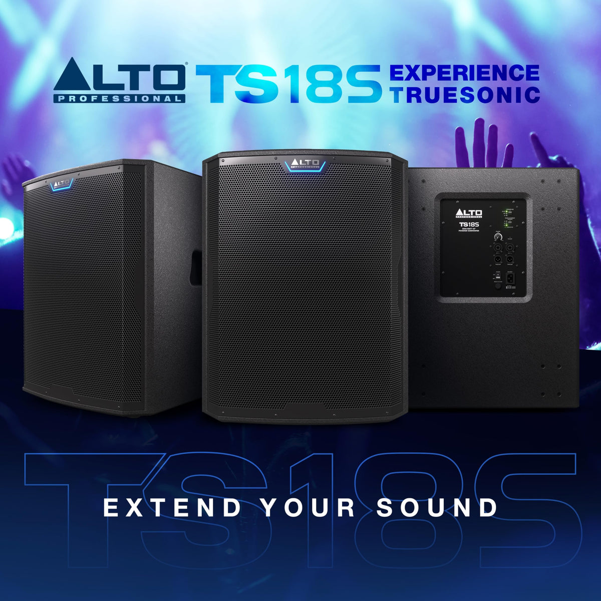 2500W 18" Powered PA Subwoofer E21018