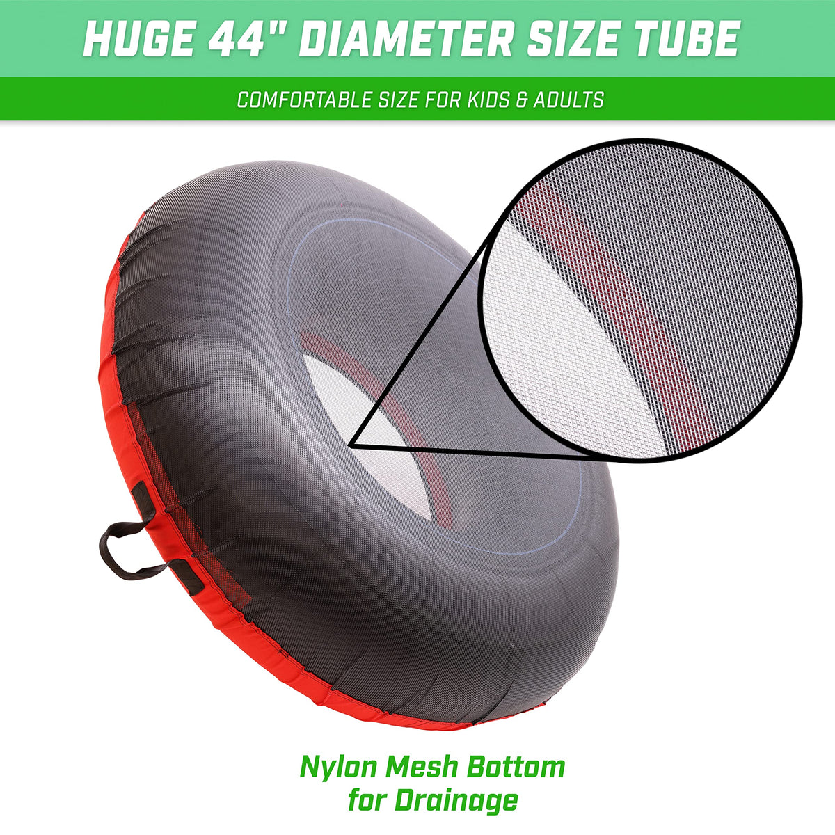 44 Inch Heavy-Duty River Tube with Canvas Cover D828276