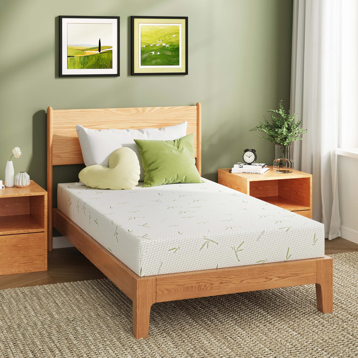 Full Size 8 Inch Medium Firm Memory Foam Mattress V181214