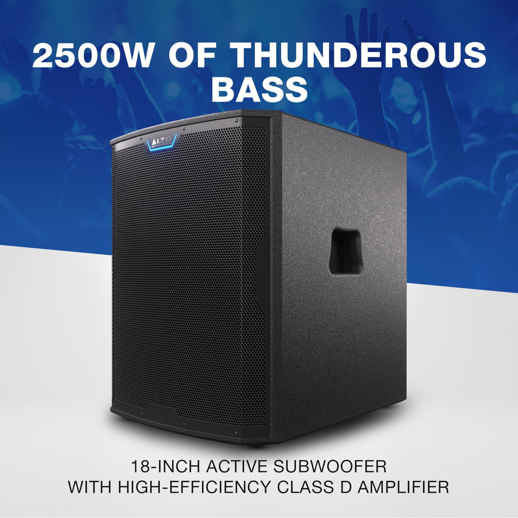 2500W 18" Powered PA Subwoofer E21018