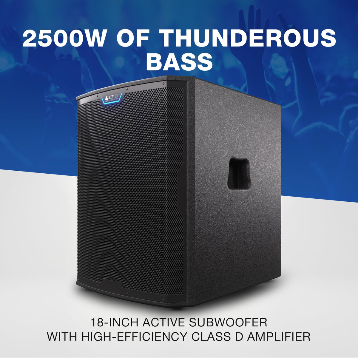 2500W 18" Powered PA Subwoofer E21018