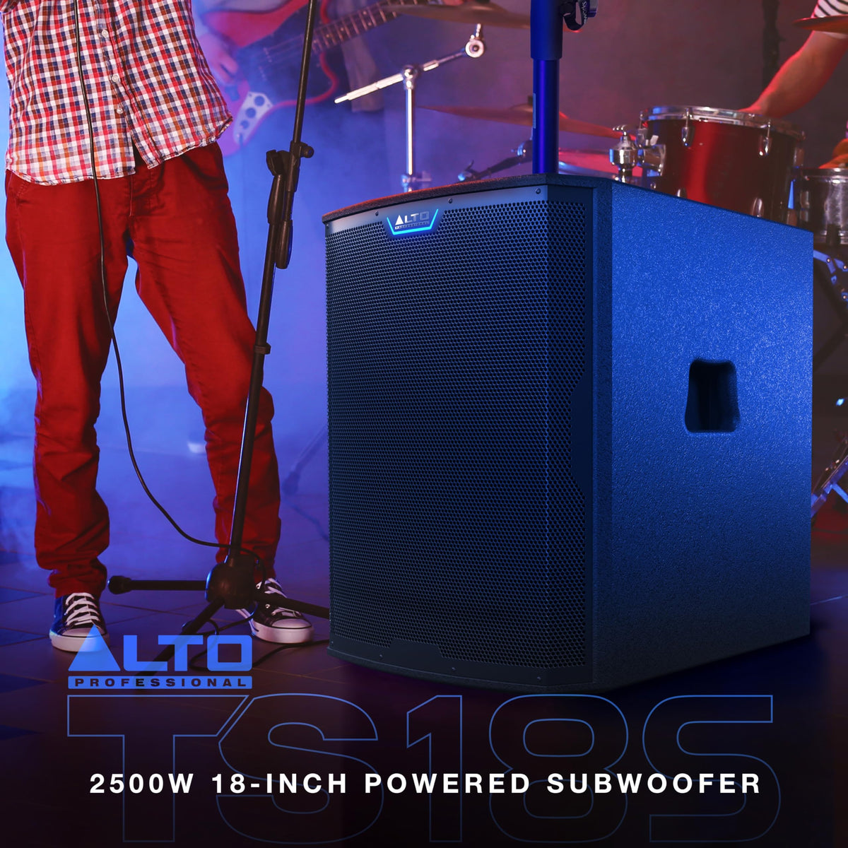 2500W 18" Powered PA Subwoofer E21018